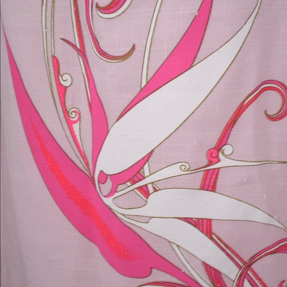 Vintage 70s ALFRED SHAHEEN Signed PINK Maxi Skirt - Picture 5 of 15